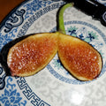 Italian Black Cigar Fig Tree with dark elongated fruits hanging from branches.