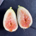 Ripe Lebanese Black figs with cracked black-purple skin